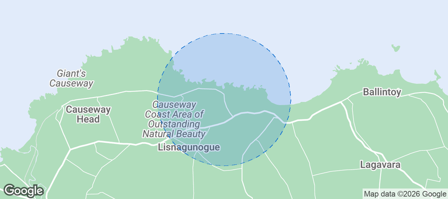 Dunseverick Airbnb map
